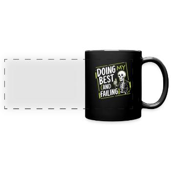 Renouveau de l’emo et mode alternative pour les enfants de la scène - Mug panoramique uni - noir - Devant