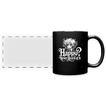 Renouveau de l’emo et mode alternative pour les enfants de la scène - Mug panoramique uni - noir - Devant