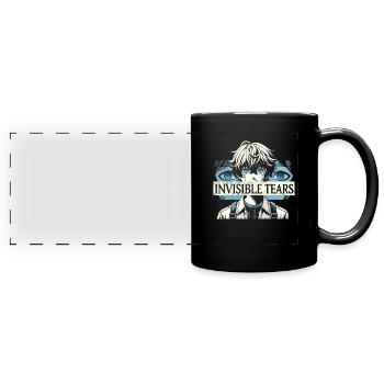 Art de l’anime et esthétique gothique pour la mode alternative - Mug panoramique uni - noir - Devant