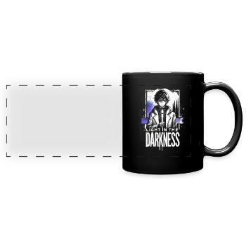 Art de l’anime et esthétique gothique pour la mode alternative - Mug panoramique uni - noir - Devant