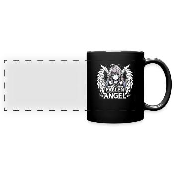 Art de l’anime et esthétique gothique pour la mode alternative - Mug panoramique uni - noir - Devant