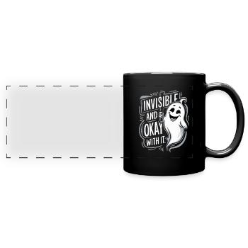 Emo Revival und Alternative Mode für Szene Kids - Panorama-Tasse farbig - Schwarz - Vorne