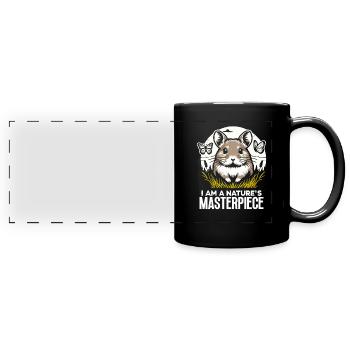Design américain Pika Lover pour Pika - Mug panoramique uni - noir - Devant