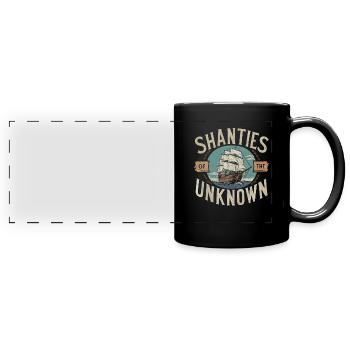 Sailors Sea Shanty Singing Ship Adventures - Full Colour Panoramic Mug - black - Front