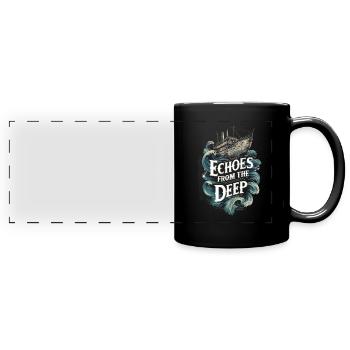 Sailors Sea Shanty Singing Ship Adventures - Full Colour Panoramic Mug - black - Front