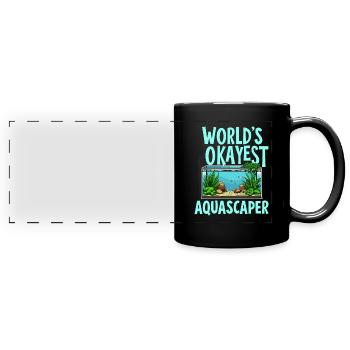 Aquascaping Enthusiast Underwater Gardening - Panorama-Tasse farbig - Schwarz - Vorne