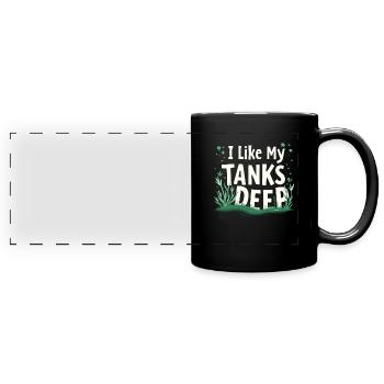 Aquascaping Enthusiast Underwater Gardening - Panorama-Tasse farbig - Schwarz - Vorne