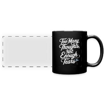Introversion Alternative Style Emotional - Panorama-Tasse farbig - Schwarz - Vorne