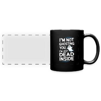 Introversion Alternative Style Emotional - Panorama-Tasse farbig - Schwarz - Vorne