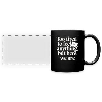 Introversion Alternative Style Emotional - Panorama-Tasse farbig - Schwarz - Vorne
