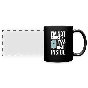 Introversion Alternative Style Emotional - Panorama-Tasse farbig - Schwarz - Vorne