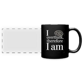 Introversion Alternative Style Emotional - Panorama-Tasse farbig - Schwarz - Vorne