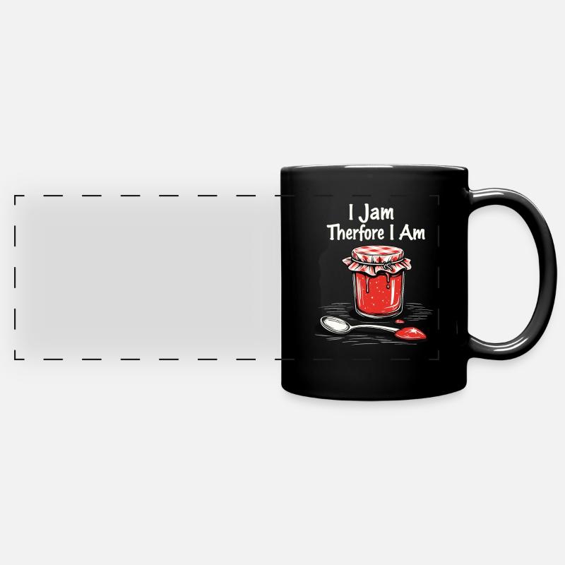 Conservation des aliments faits maison - Mug panoramique uni - noir