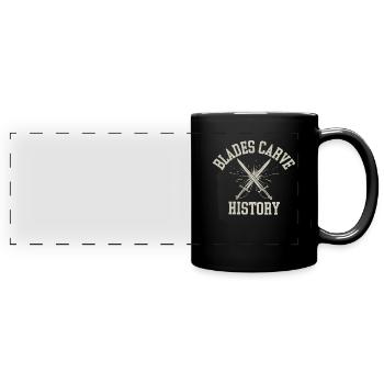 Renaissance-schwertkämpfer Hema Historisches - Panorama-Tasse farbig - Schwarz - Vorne