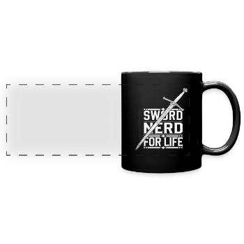 Renaissance-schwertkämpfer Hema Historisches - Panorama-Tasse farbig - Schwarz - Vorne