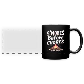 Fire Pits Backyard Gatherings In - Full Colour Panoramic Mug - black - Front