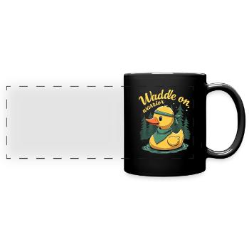 Nutztier-enten-enthusiasten Hinterhof-enten - Panorama-Tasse farbig - Schwarz - Vorne