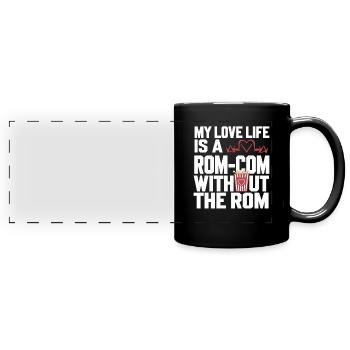 Dating Disaster Comedy Funny Fails - Full Colour Panoramic Mug - black - Front