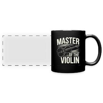 Violonistes, Instrumentistes à cordes, Musique classique - Mug panoramique uni - noir - Devant