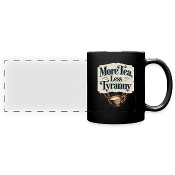 Boston Tea 1773 American Revolution Historic - Full Colour Panoramic Mug - black - Front