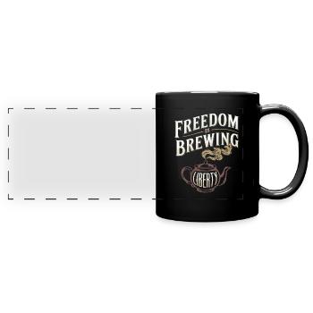 Boston Tea 1773 American Revolution Historic - Panorama-Tasse farbig - Schwarz - Vorne