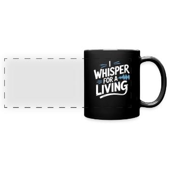 Asmr Creator Sensorische Entspannung Beruhigender - Panorama-Tasse farbig - Schwarz - Vorne