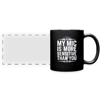 Asmr Creator Sensorische Entspannung Beruhigender - Panorama-Tasse farbig - Schwarz - Vorne