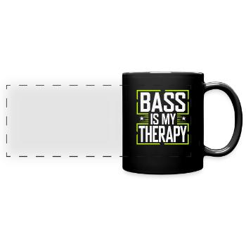 Music Produzent 808 Bass Hip-hop Beatmaker - Panorama-Tasse farbig - Schwarz - Vorne