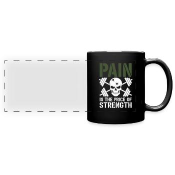 Forme physique fonctionnelle Force tactique Militaire - Mug panoramique uni - noir - Devant