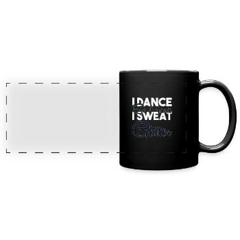 Walzer Paartanz - Panorama-Tasse farbig - Schwarz - Vorne