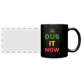 reggae - Full Colour Panoramic Mug - black - Front