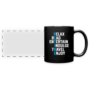 pensioner - Full Colour Panoramic Mug - black - Front