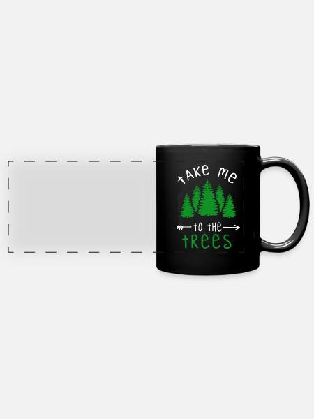 umwelt - Panorama-Tasse farbig - Schwarz