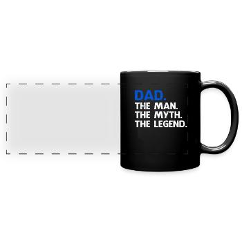 Papatagstshirt Mens Day Shirt Ascension Shirt - Full Colour Panoramic Mug - black - Front
