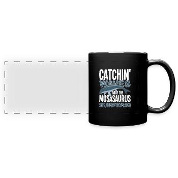 Dino - Full Colour Panoramic Mug - black - Front
