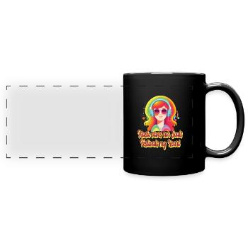 Festival - Full Colour Panoramic Mug - black - Front