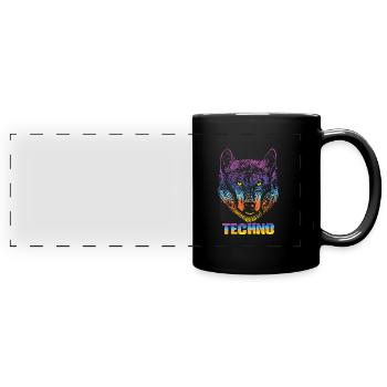 Festival - Full Colour Panoramic Mug - black - Front