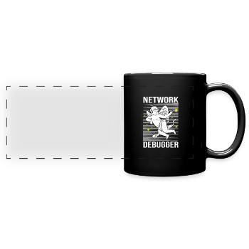 Network Engineer - Full Colour Panoramic Mug - black - Front