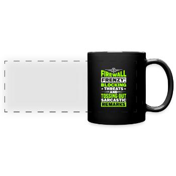 Network Engineer - Full Colour Panoramic Mug - black - Front