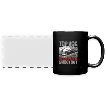 Office - Full Colour Panoramic Mug - black - Front