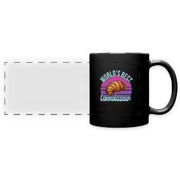 Cuisine française - Mug panoramique uni - noir - Devant