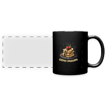 Cuisine française - Mug panoramique uni - noir - Devant