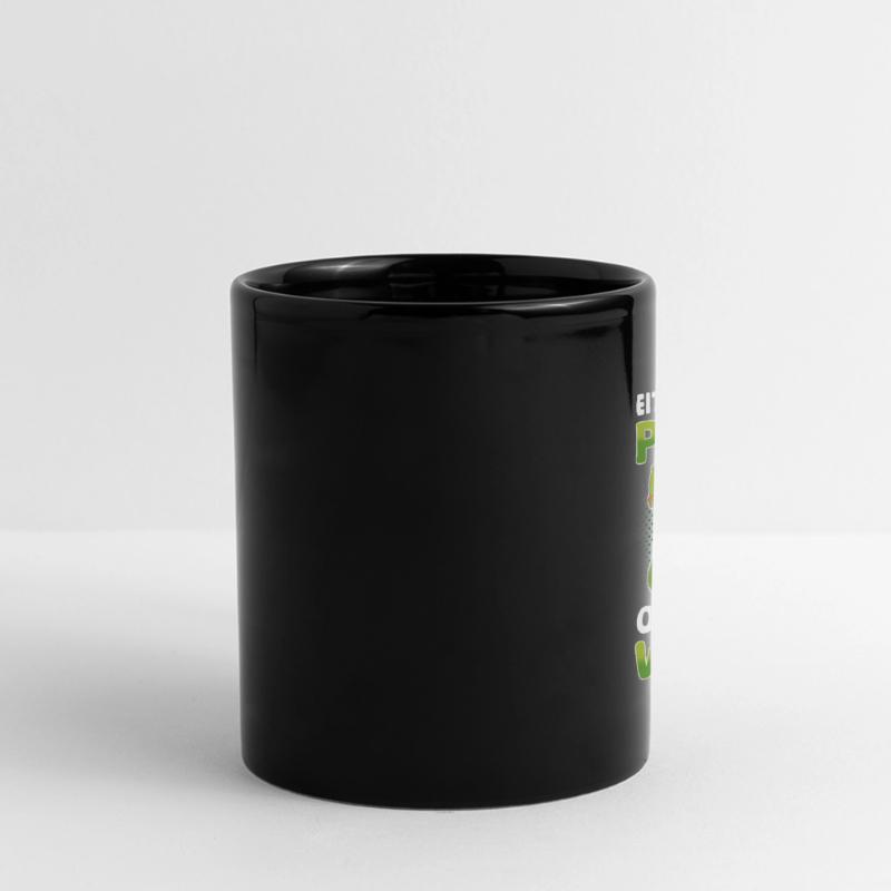 Entweder du liebst Essiggurken oder du irrst dich Panorama-Tasse farbig