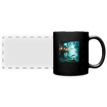 Conte - Mug panoramique uni - noir - Devant