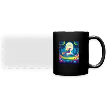 Fairy tale - Full Colour Panoramic Mug - black - Front