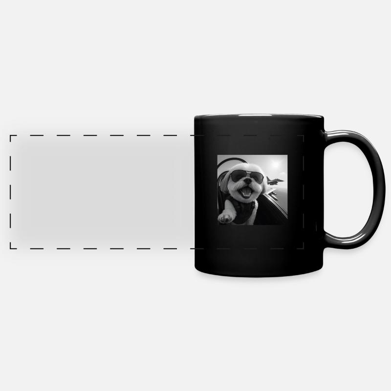 Shih Tzu - Mug panoramique uni - noir