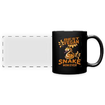 Snake - Full Colour Panoramic Mug - black - Front