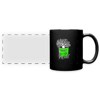 Family tree genealogy - Full Colour Panoramic Mug - black - Front