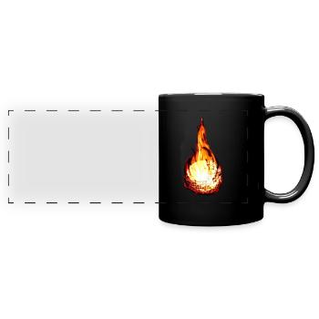 Fireball disco ball - Full Colour Panoramic Mug - black - Front