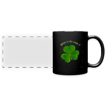 WHAT'S THE CRAIC? ST PATRICKS DAY T SHIRTS - Full Colour Panoramic Mug - black - Front